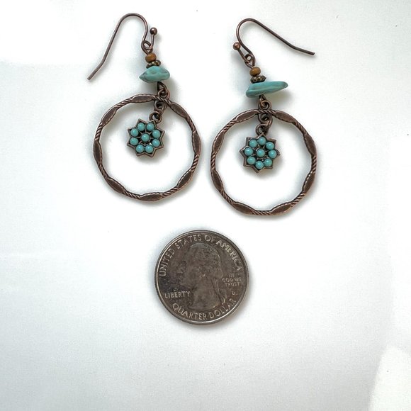 NEW Turquoise Earrings - Picture 3 of 4